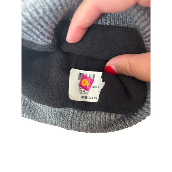 Travis Mathew Women's Gray Heather Swingles Beanie One Size - Picture 5 of 5